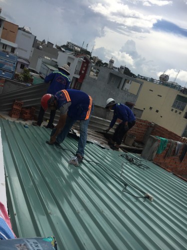Chống thấm mái tôn quận Bình Thạnh Uy tín - Chất lượng