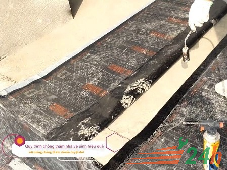 Chống thấm nhà vệ sinh bằng màng khò
