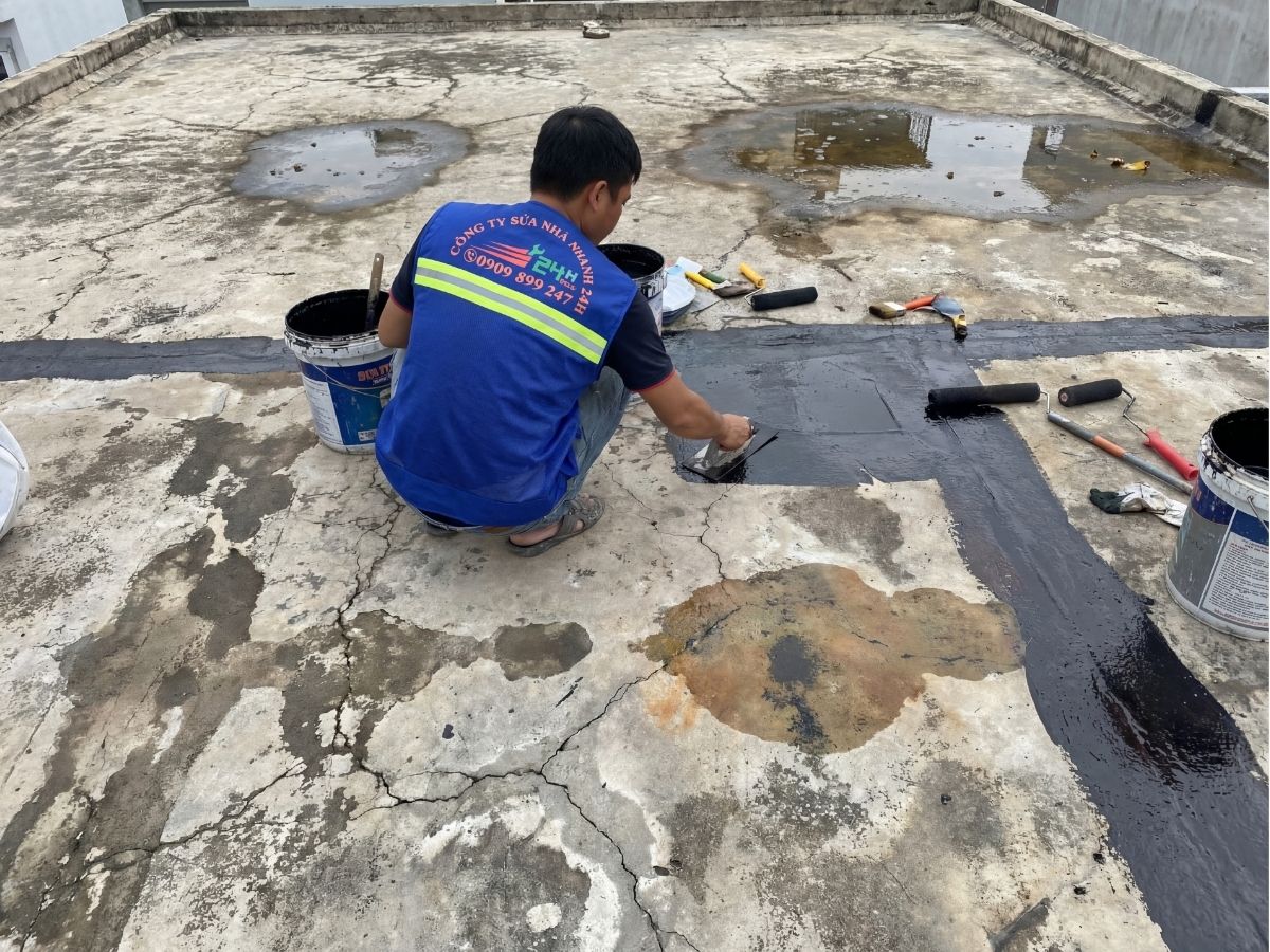 Phương pháp chống thấm sân thượng