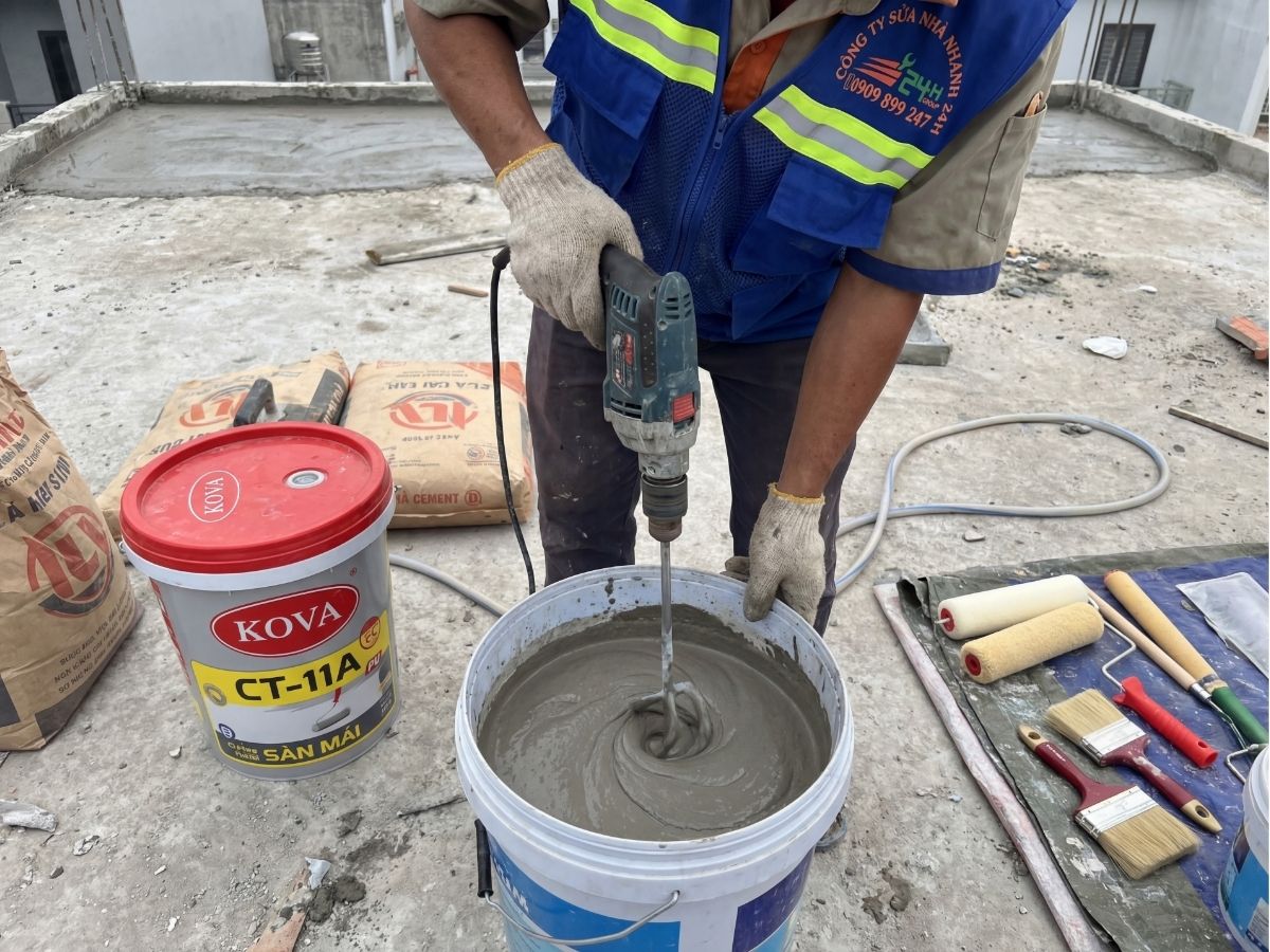 Trộn xi măng và kova CT-11A